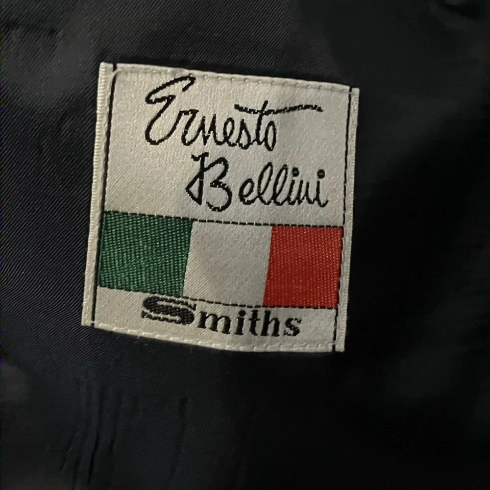 Wool blend Men’s suit jacket by Smiths Ernesto Bellini 42 x 36 charcoal